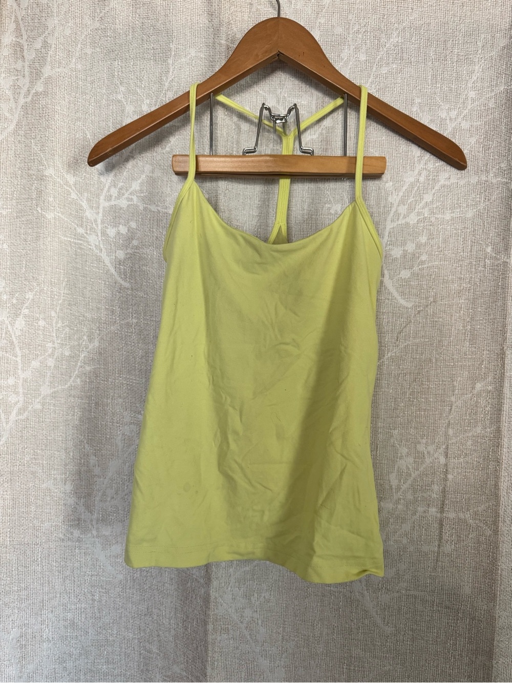 lululemon athletica Lime Green Racerback Camisole Top